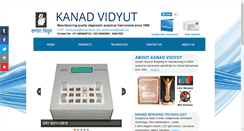 Desktop Screenshot of kanadvidyut.com